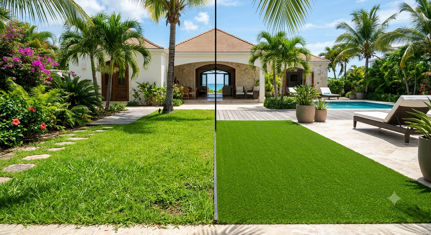 Artificial Turf vs Natural Lawn: What's Right for a Goa Property?