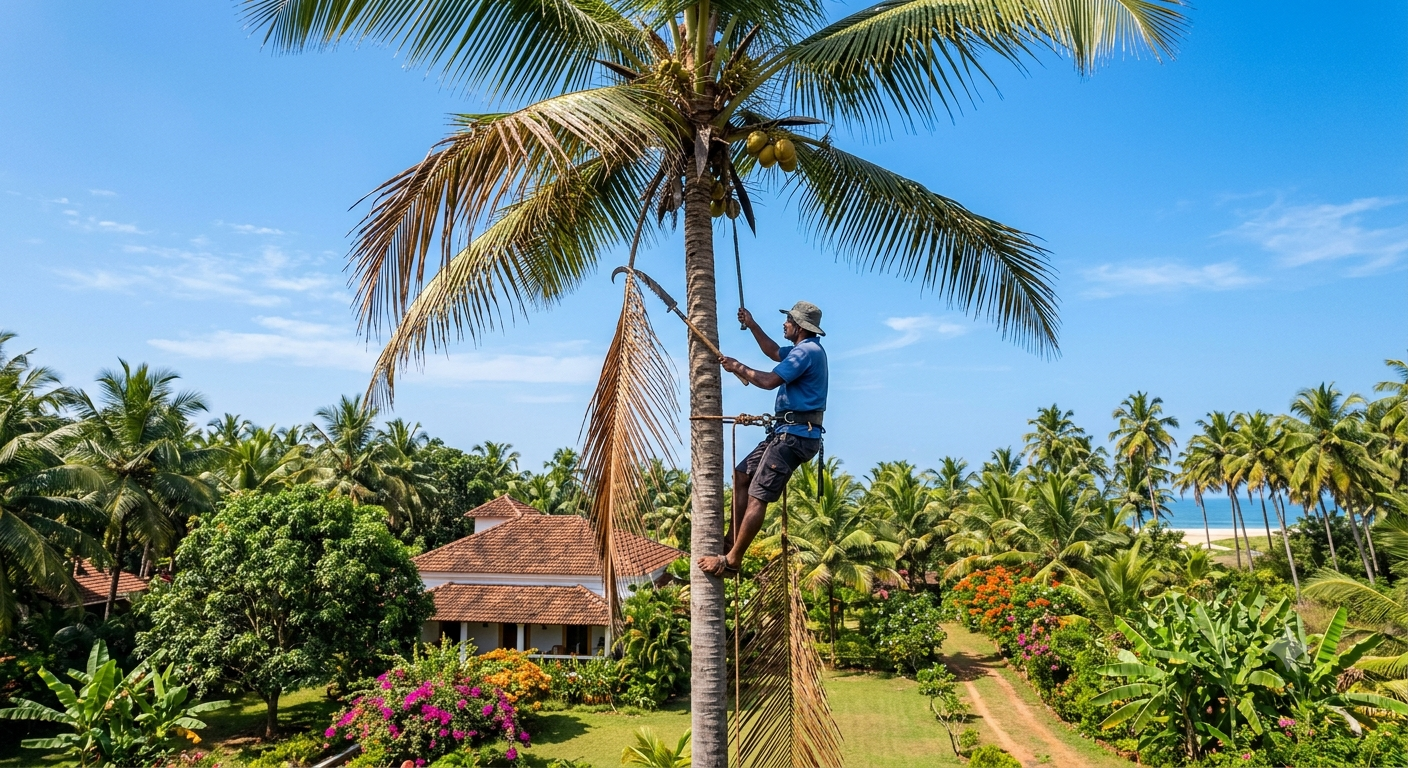 Coconut Tree Pruning and Maintenance: What Every Goa Property Owner Should Know