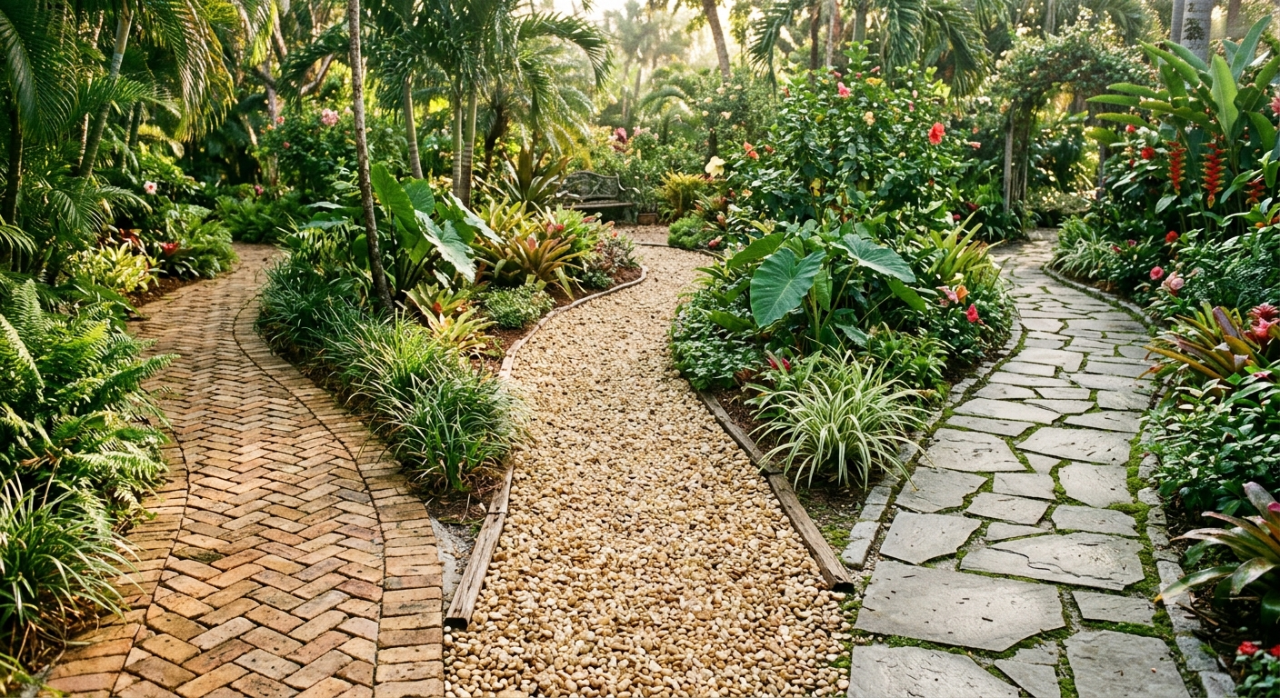 Choosing Between Clay, Gravel, and Paver Pathways for Your Garden